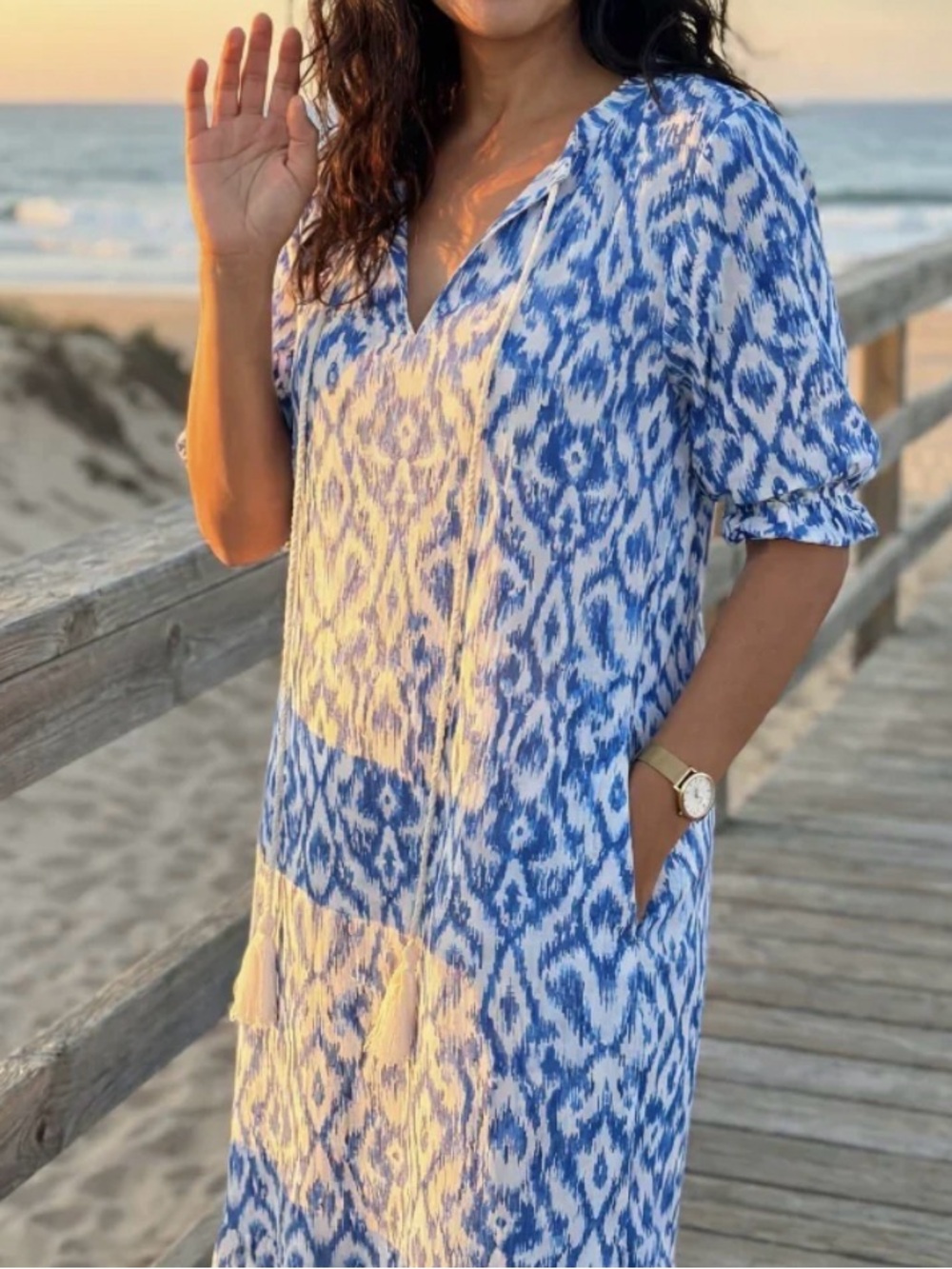 Charlotte by Harper Block Print Maxi Dress
